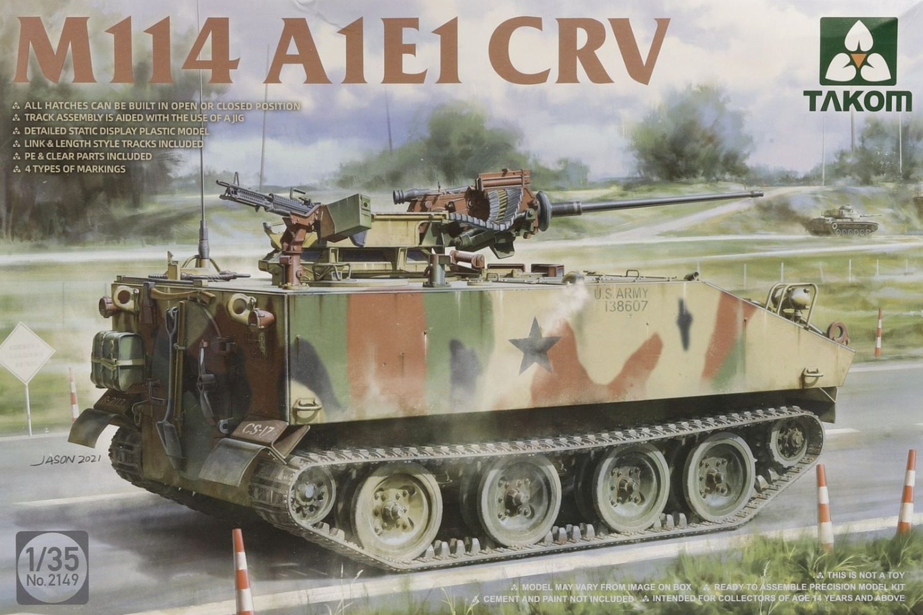 TAKOM2149 M114A1E1 CRV (M114A2)