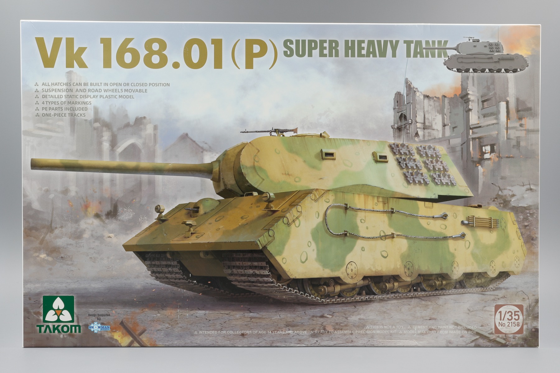 TAKOM2158 VK.168.01 (P) Super Heavy Tank