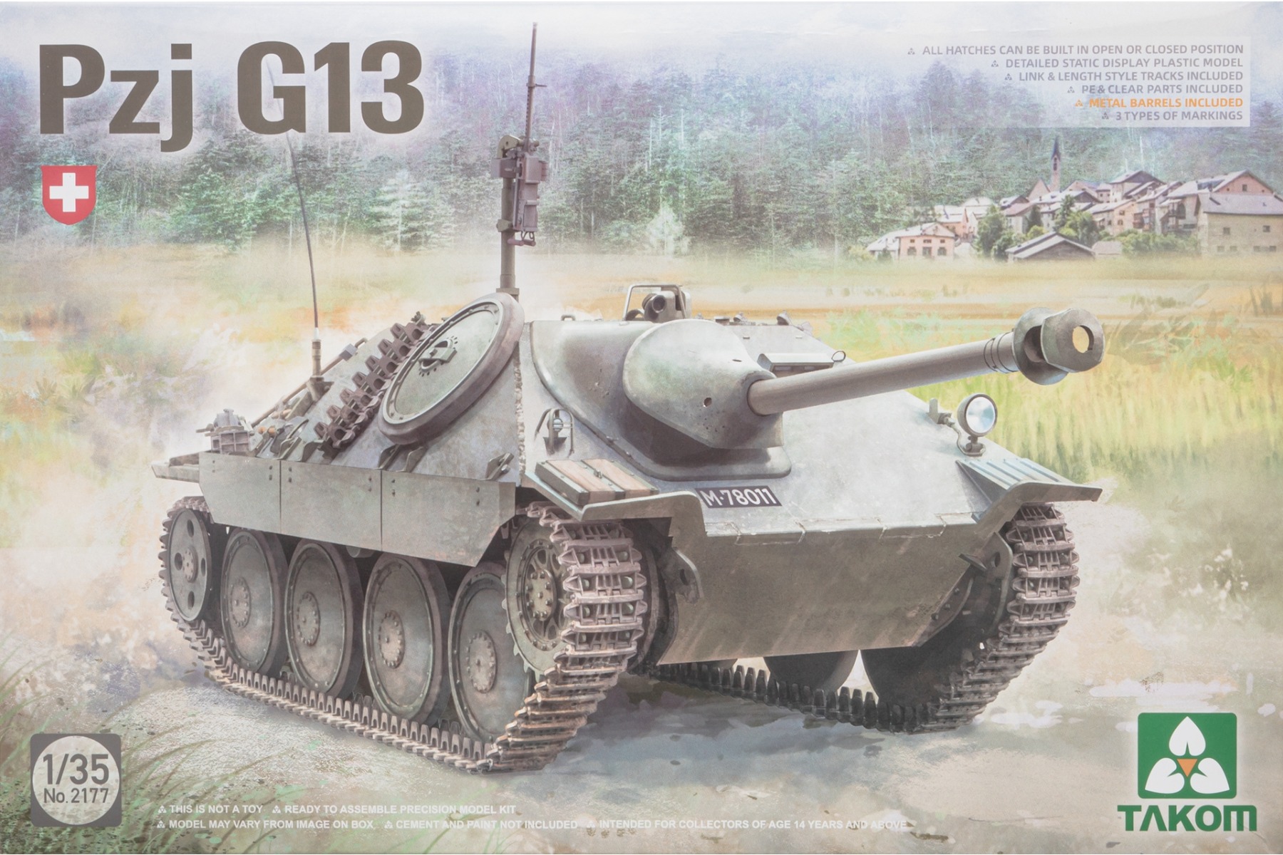 TAKOM2177 Pzj G13, model kit