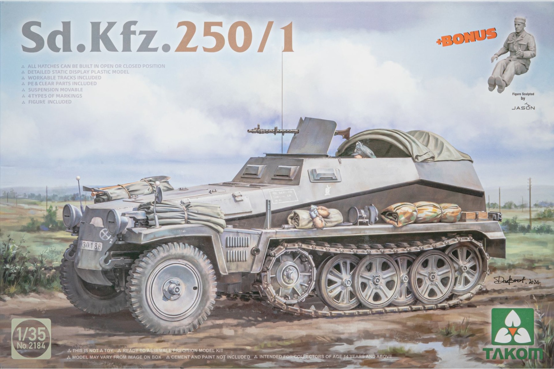 TAKOM2184 Sd.Kfz. 250/1, model kit