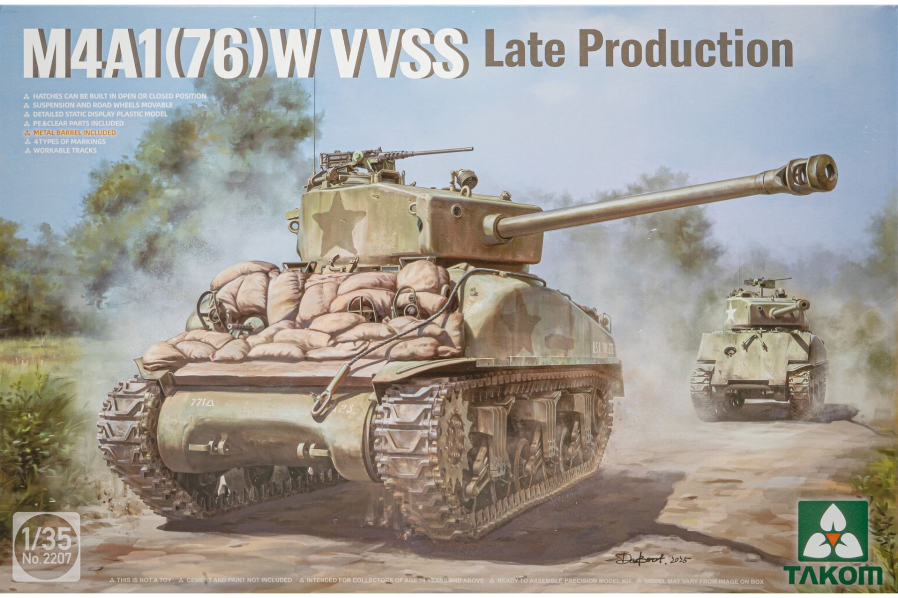 TAKOM2207 M4A1(76)W VVSS, Late Production, model kit