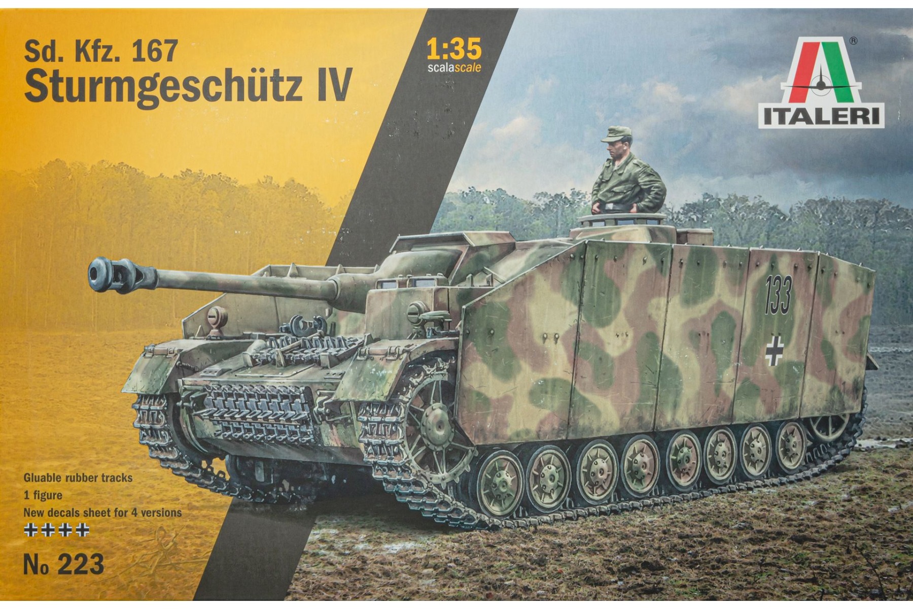 Italeri IT0223 Sd. Kfz. 167 Sturmgeschütz IV, model kit