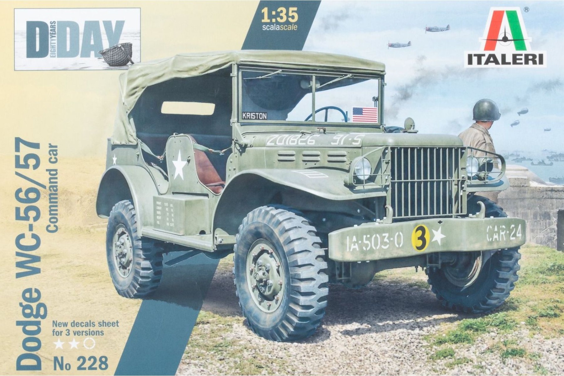 Italeri IT0228 Dodge WC-56/57, model kit