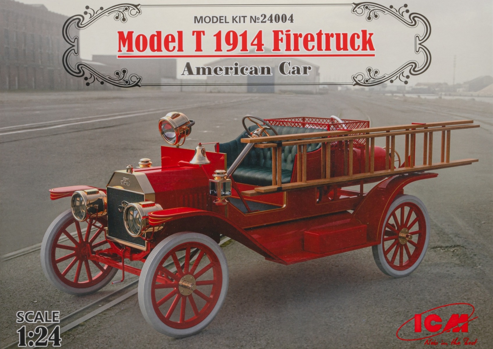 ICM24004 Ford Model T Firetruck, 1914, model kit
