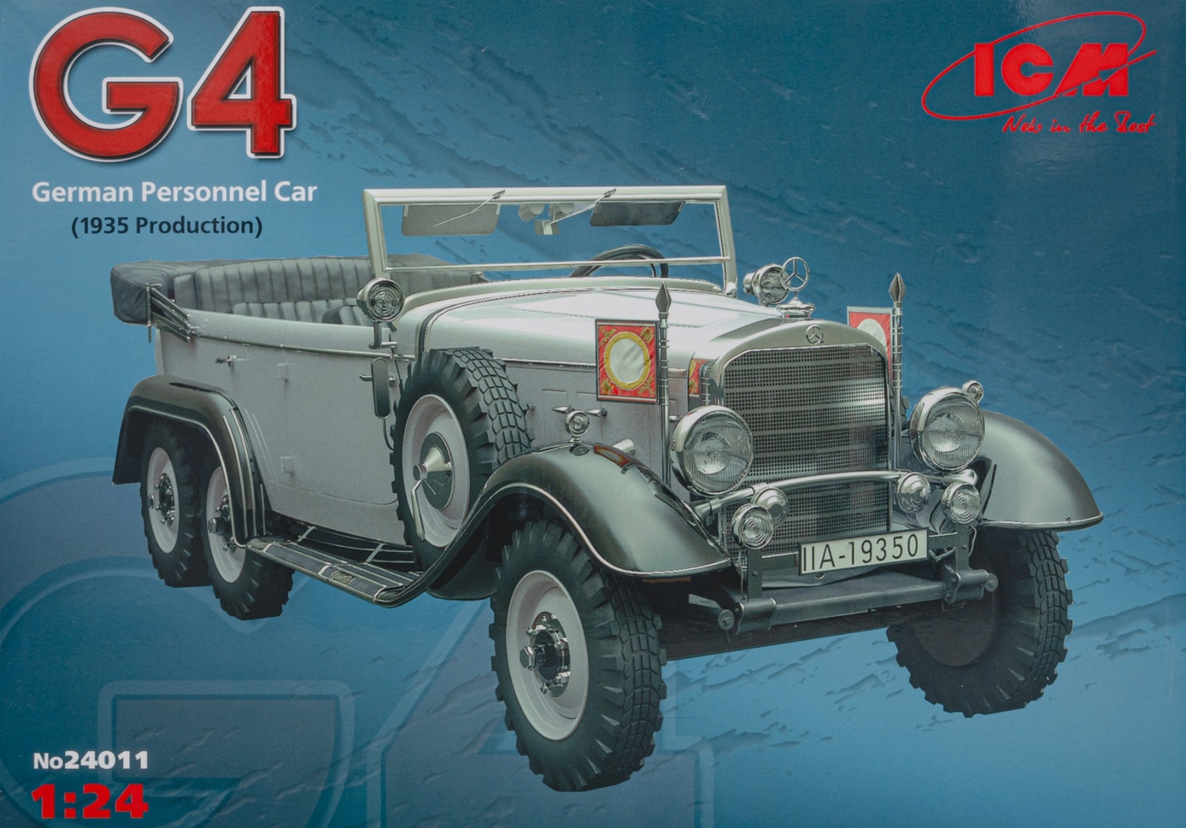 ICM24011 Mercedes-Benz G4 German Personnel Car (1935 M.Y.), model kit