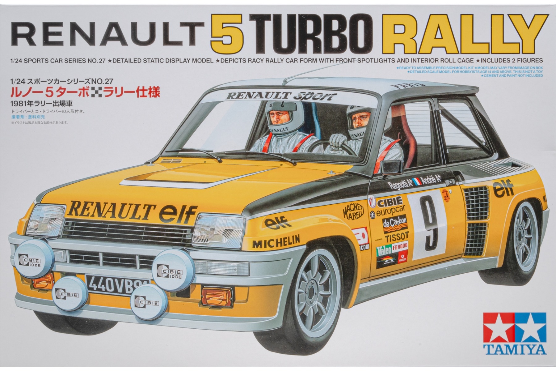 Tamiya TA24027 Renault 5 Turbo Rally, model kit