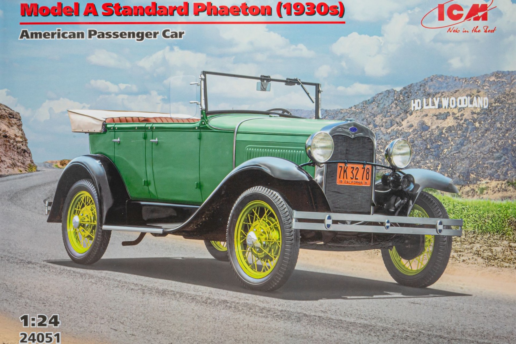 ICM24051 Model A Standard Phaeton (1930s) American Passenger Car, model kit