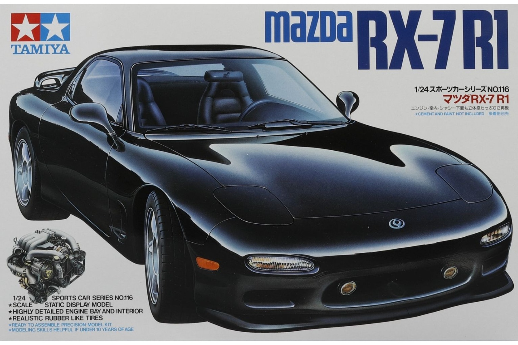 Tamiya TA24116 Mazda RX-7 R1, model kit