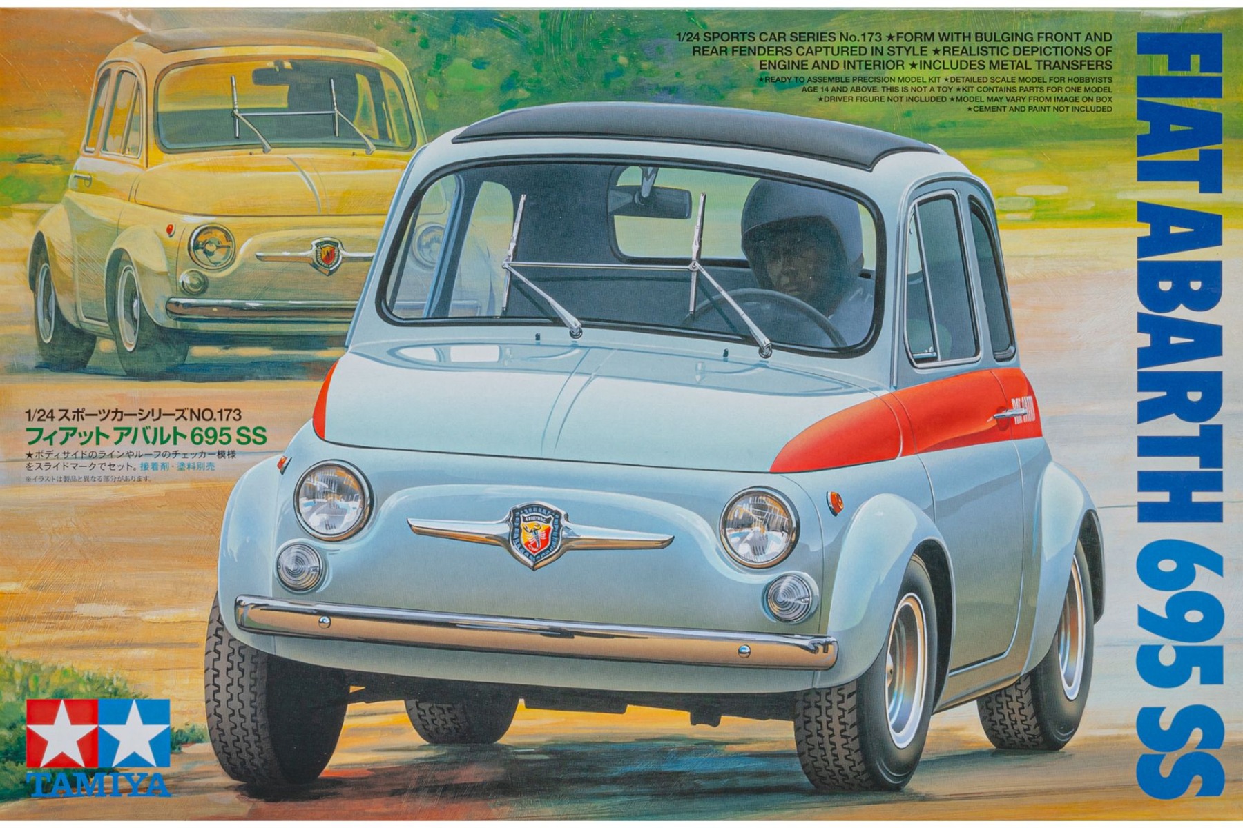 Tamiya TA24173 Fiat Abarth 695 SS, model kit