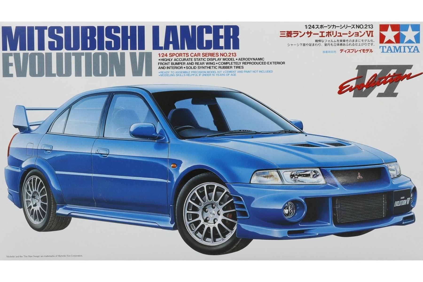 Tamiya TA24213 Mitsubishi Lancer Evolution VI, model kit