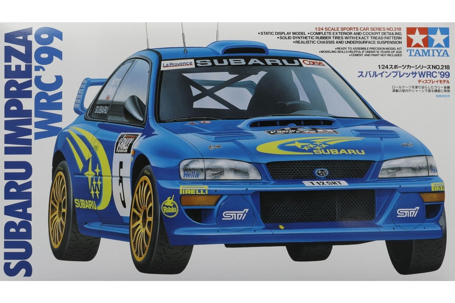 Tamiya TA24218 Subaru Impreza WRC '99, model kit