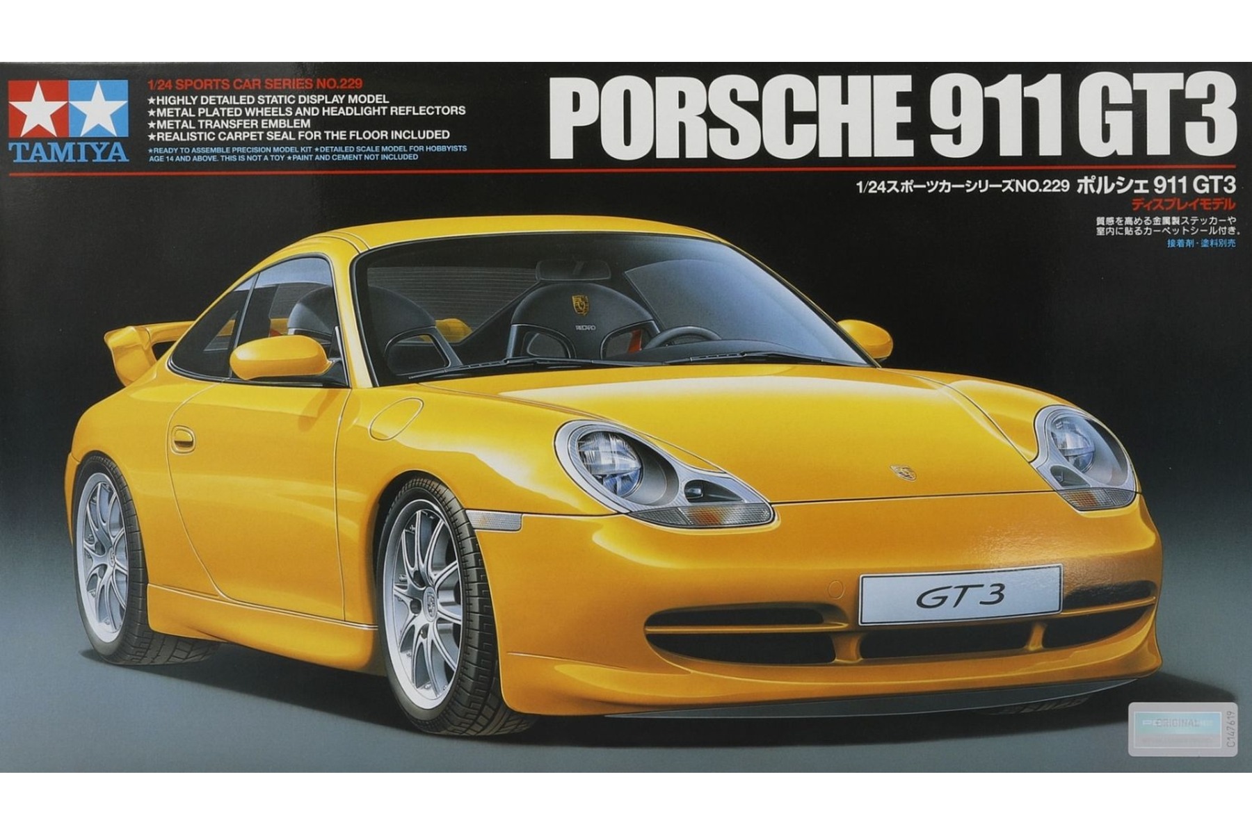 Tamiya TA24229 Porsche 911 GT3, model kit