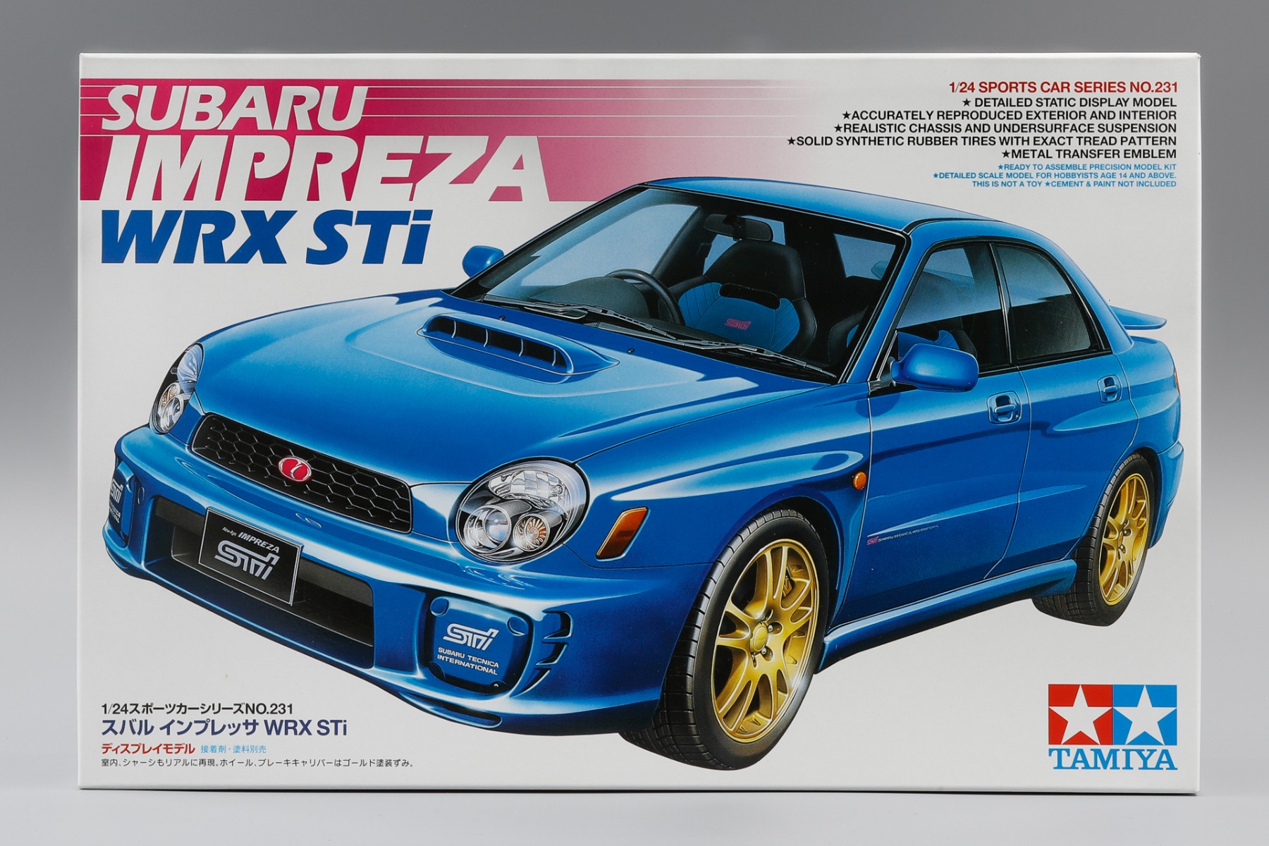 Tamiya TA24231 Subaru Impreza WRX STI, model kit