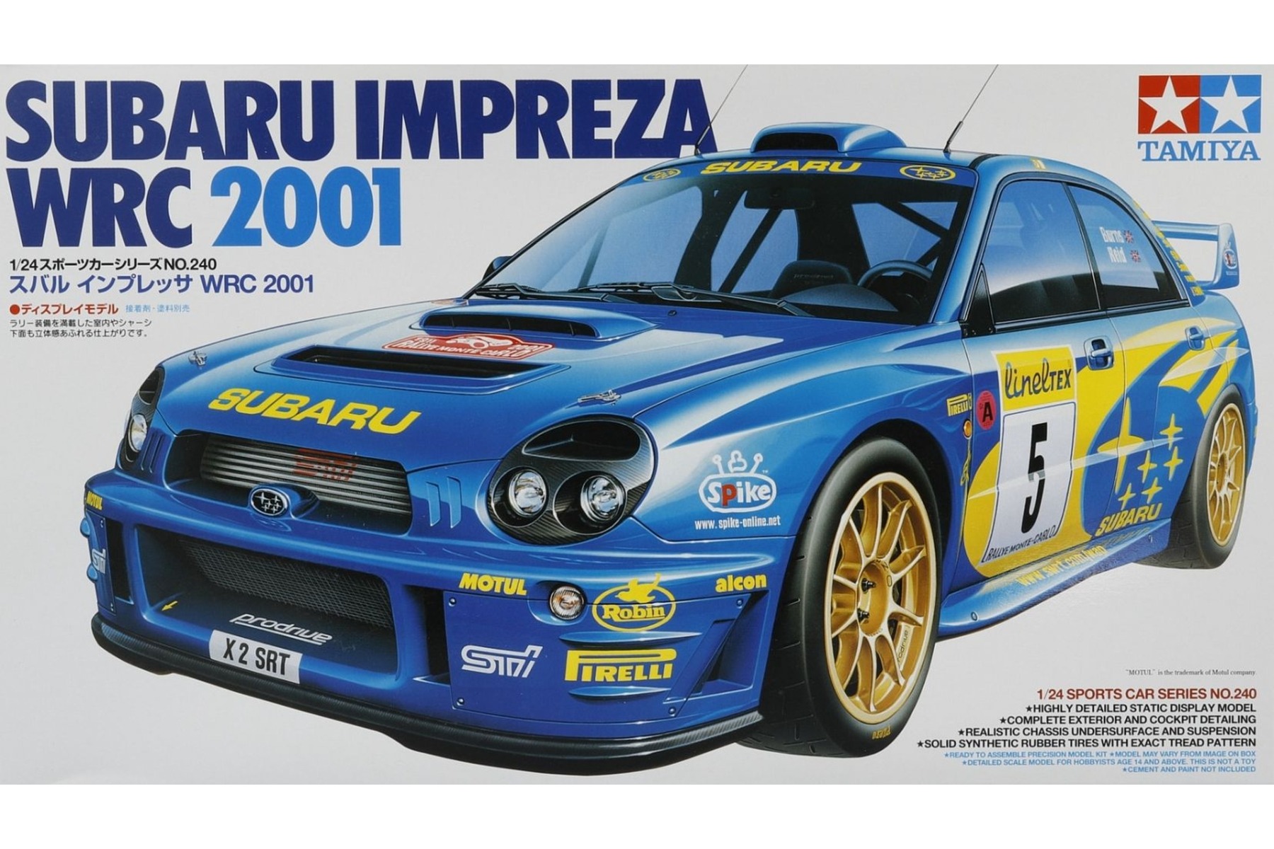 Tamiya TA24240 Subaru Impreza WRC 2001, model kit
