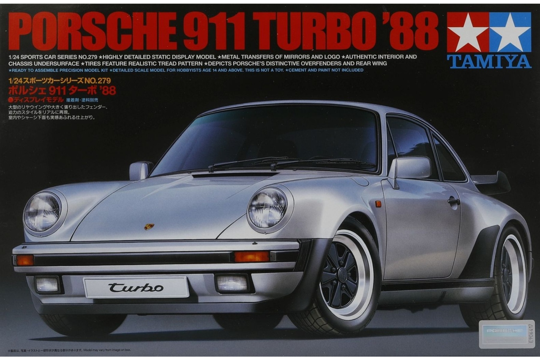 Tamiya TA24279 Porsche 911 Turbo '88, model kit