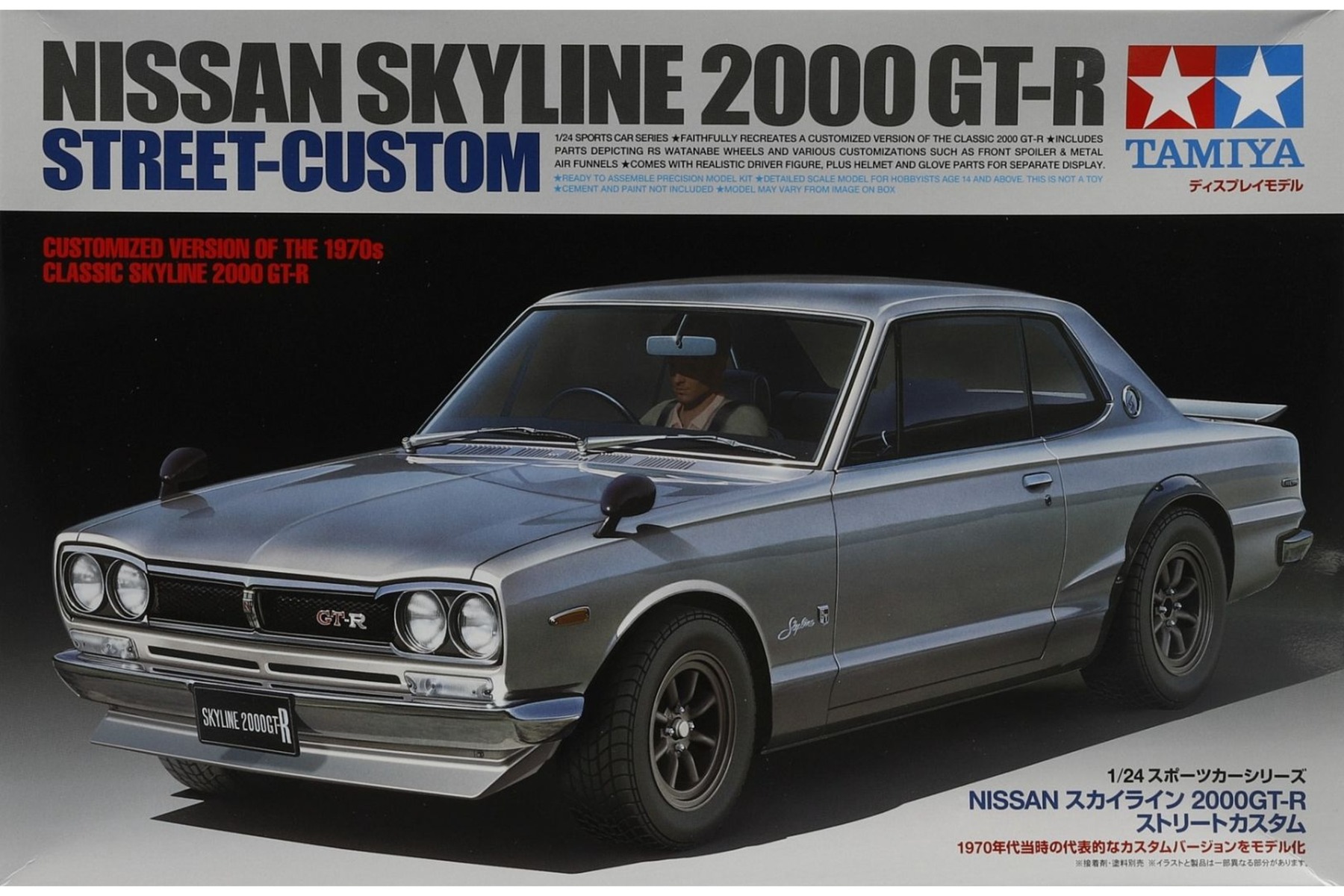 Tamiya TA24335 Nissan Skyline 2000 GT-R Street-Custom, model kit