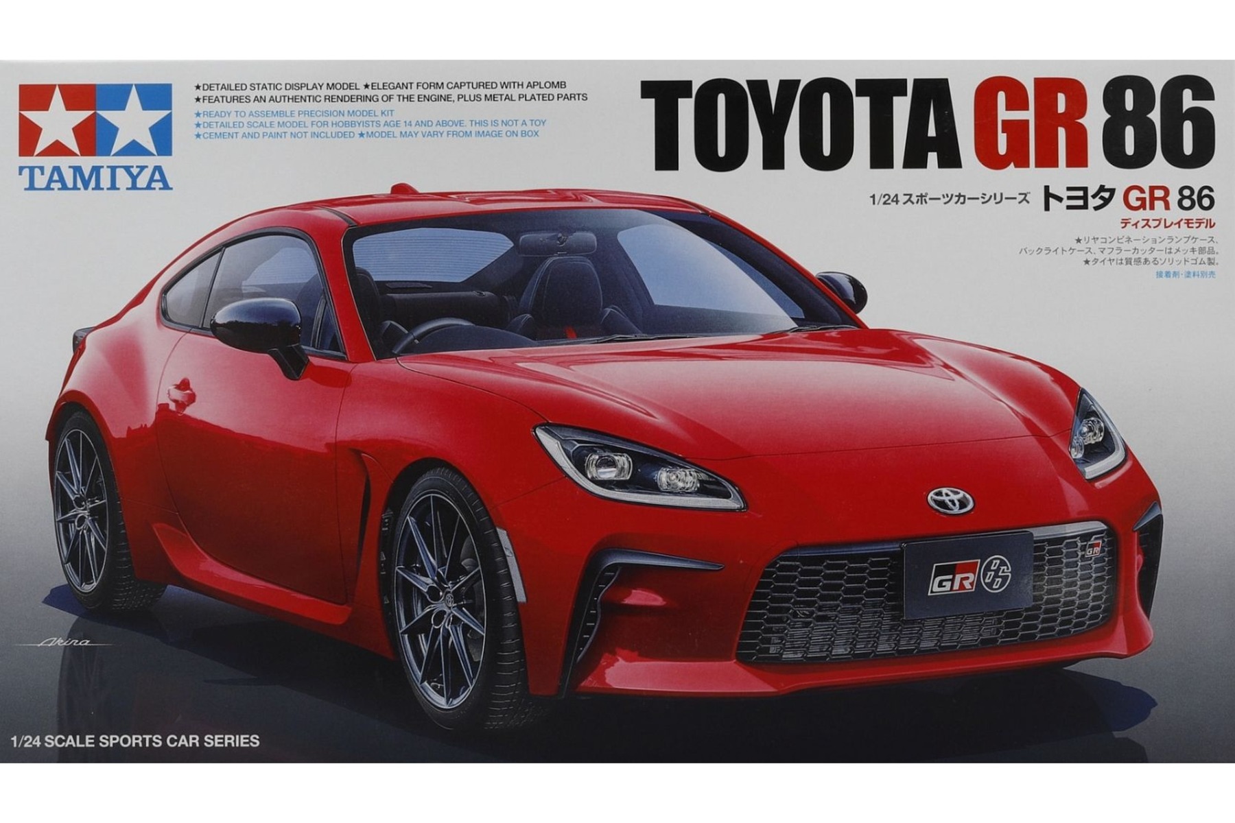 Tamiya TA24361 Toyota GR 86, model kit