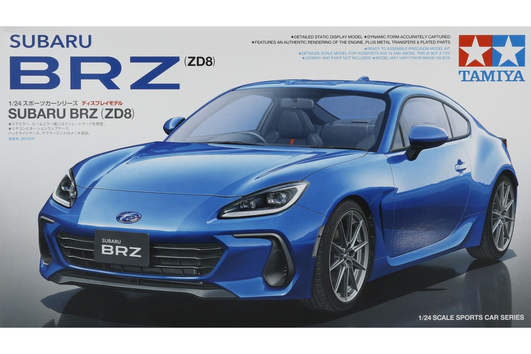 Tamiya TA24362 Subaru BRZ (ZD8), model kit