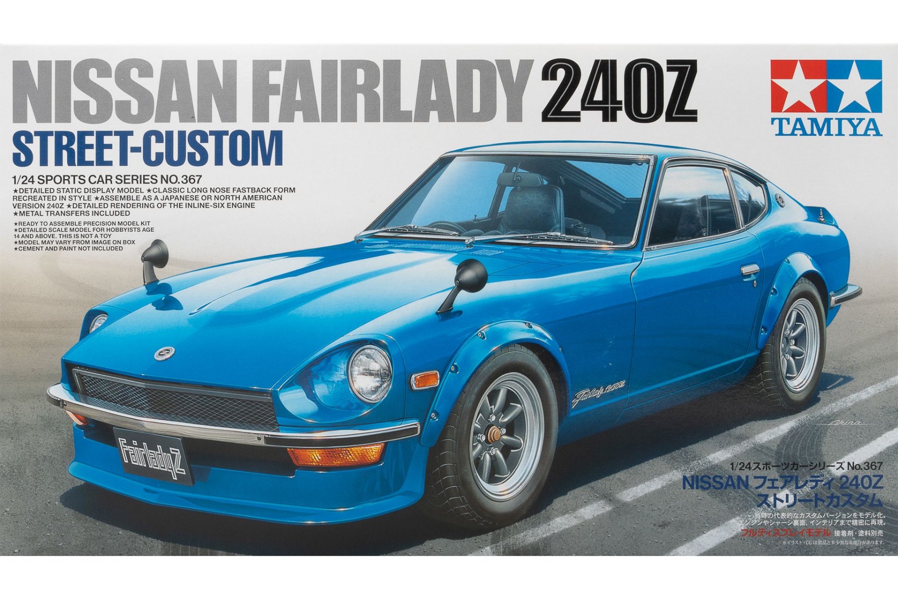 Tamiya TA24367 Nissan Fairlady 240Z Street-Custom, model kit
