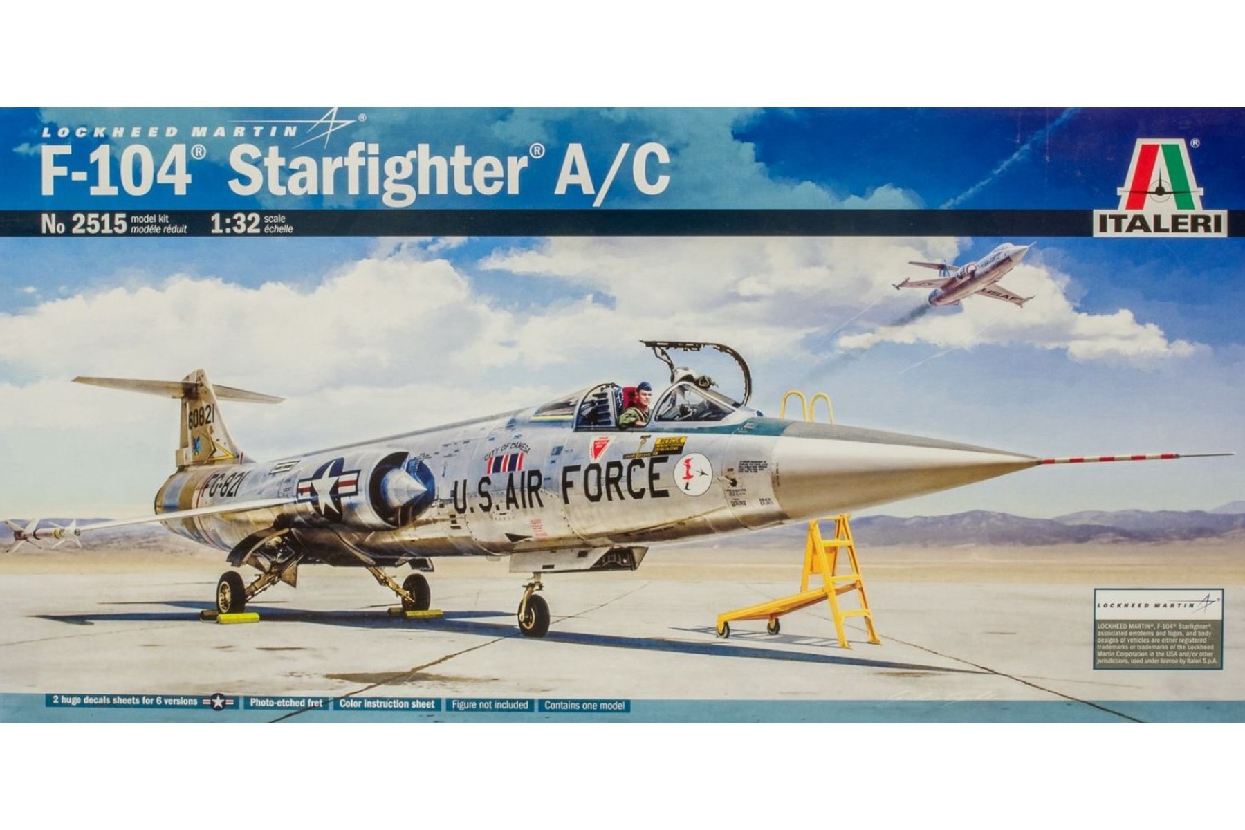 Italeri IT2515 Lockheed Martin F-104 A/C Starfighter, model kit