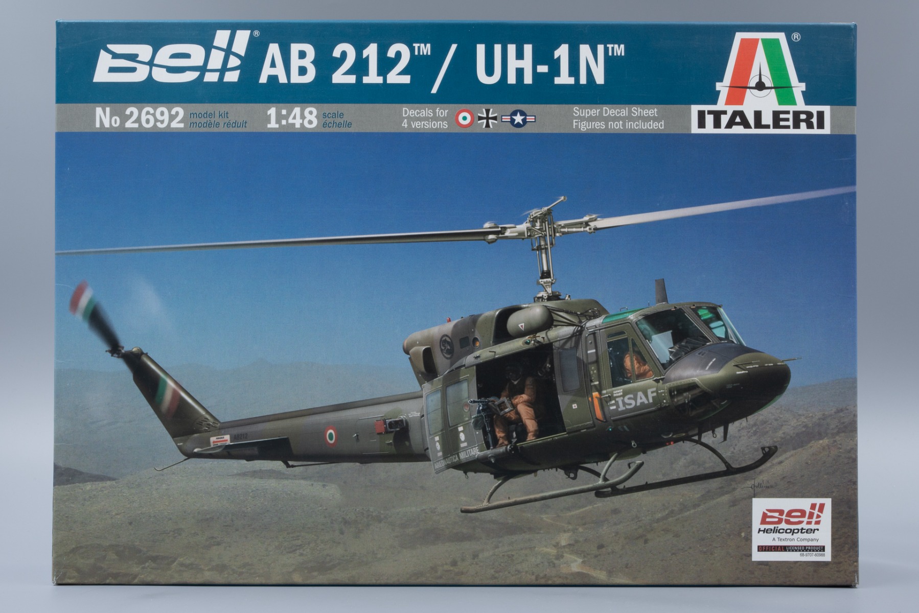 Italeri IT2692 Bell AB 212/UH-1N, helicopter, model kit
