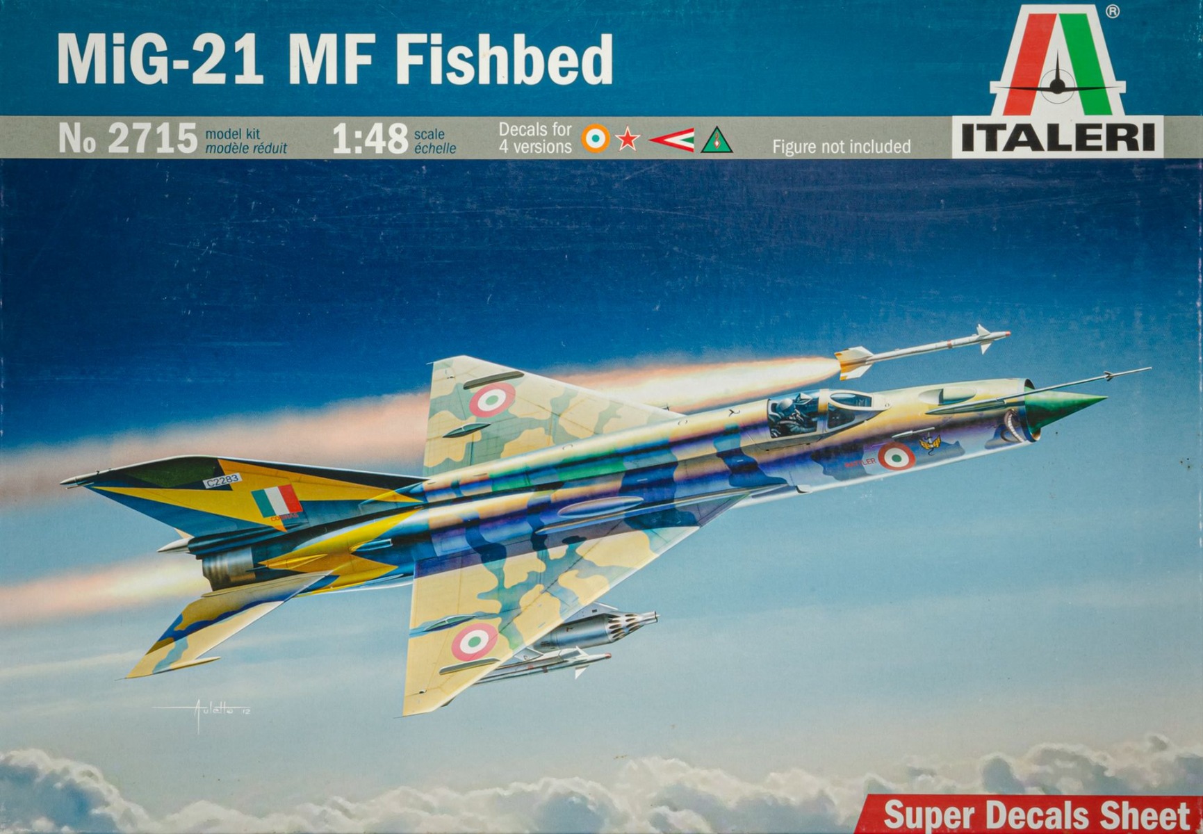 Italeri IT2715 MIG-21 MF Fishbed, model kit