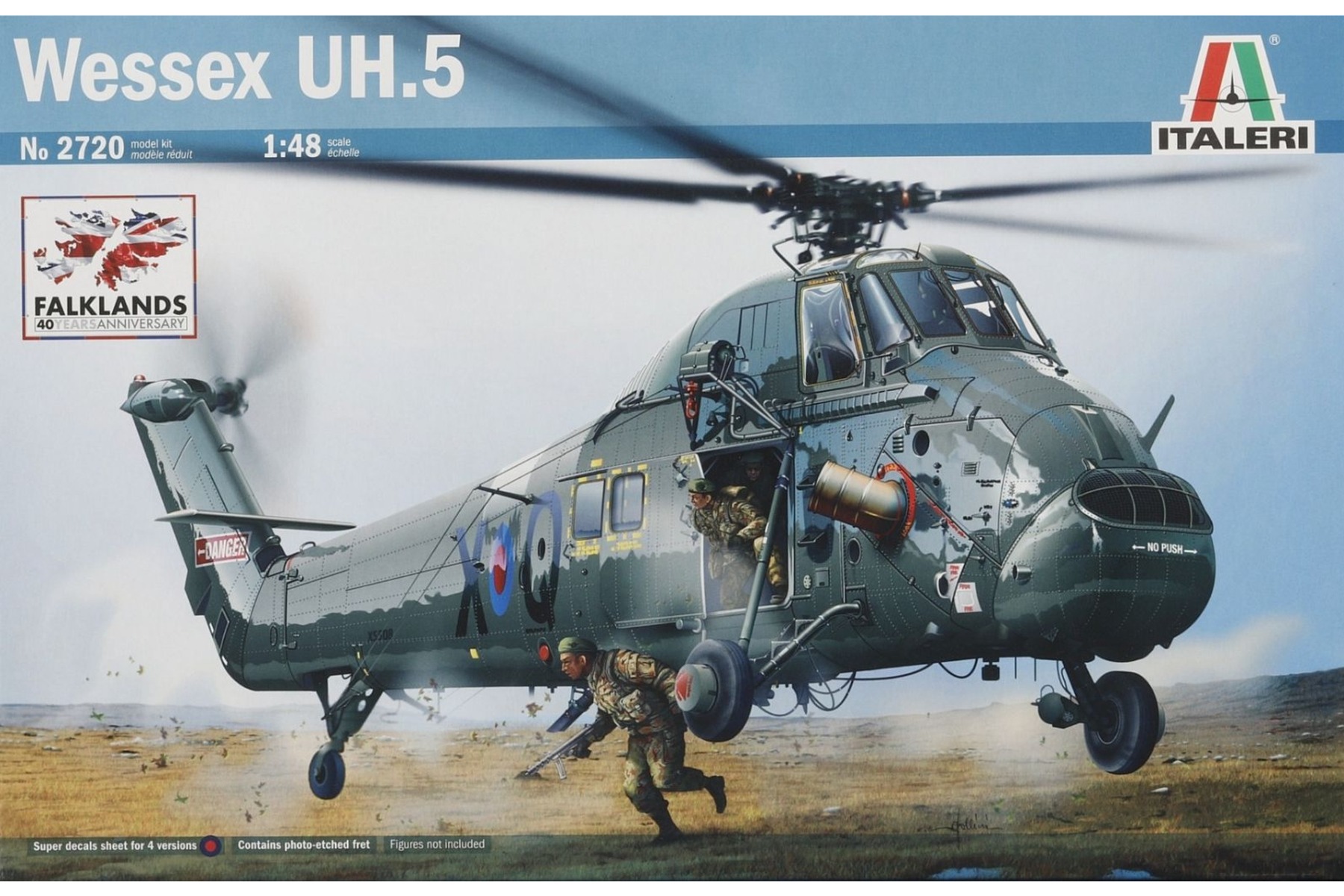 Italeri IT2720 Wessex HU.5 Falklands 40th Anniversary, model kit