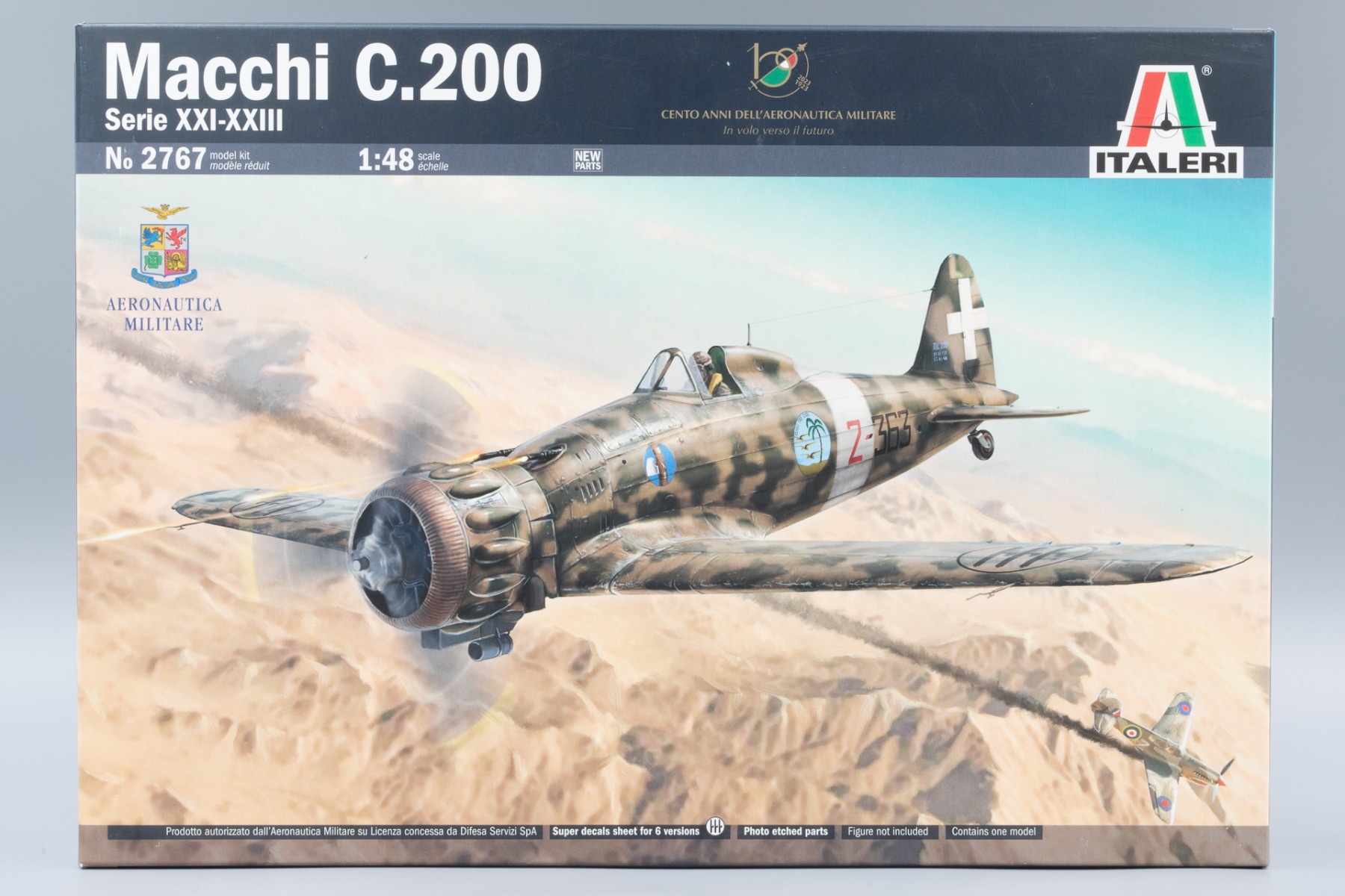 Italeri IT2767 Macchi C.200 Serie XXI-XXIII, model kit