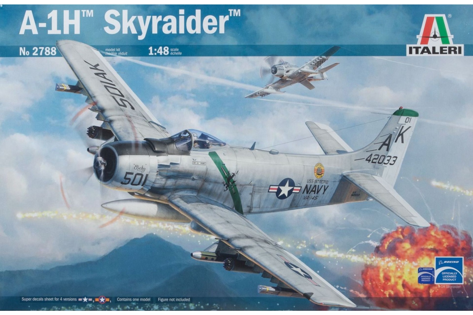 Italeri IT2788 Douglas A-1H Skyraider, model kit