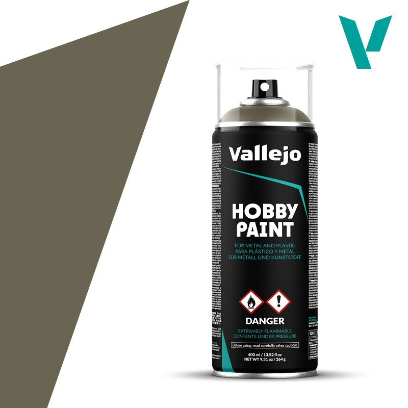 Russian Uniform 400ml spray Vallejo Hobby Paint Primer 28007