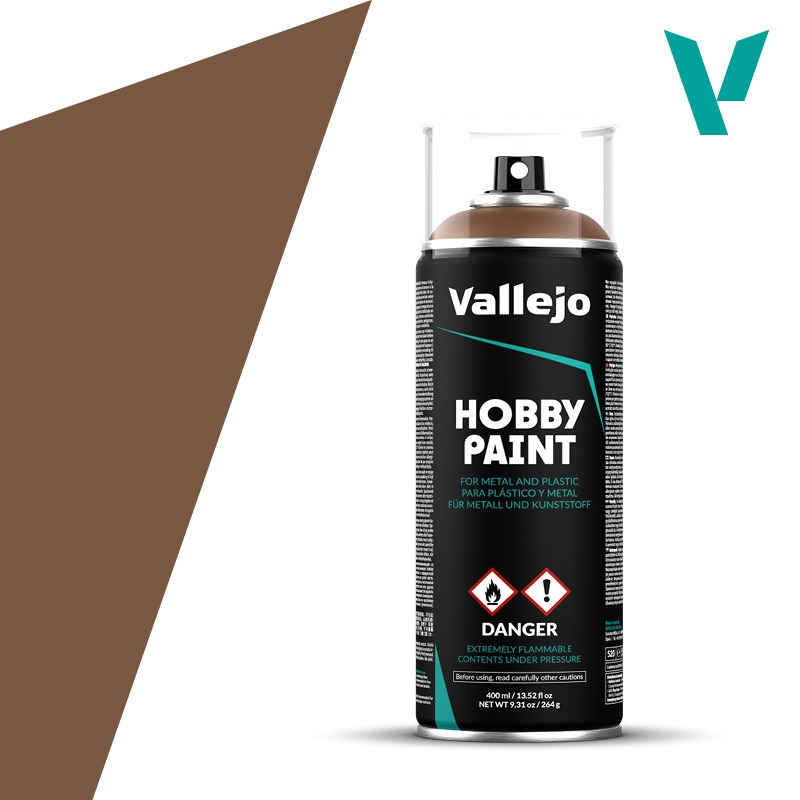 Beasty Brown 400ml spray Vallejo Hobby Paint Primer 28019