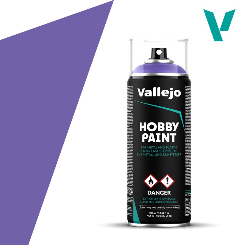 Alien Purple 400ml spray Vallejo Hobby Paint Primer 28025