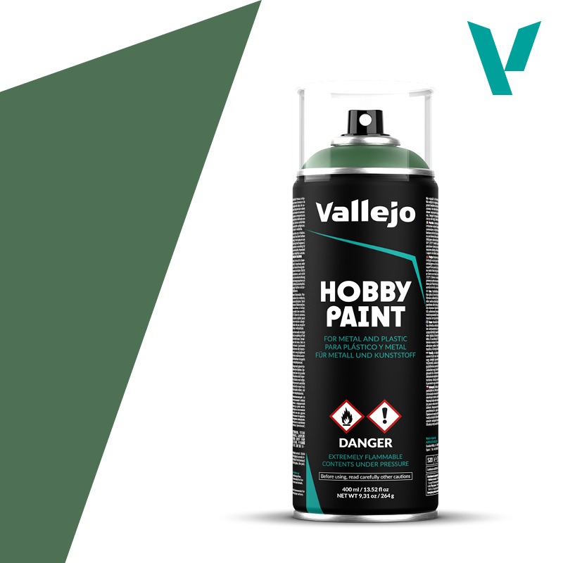 Sick Green 400ml spray Vallejo Hobby Paint Primer 28028