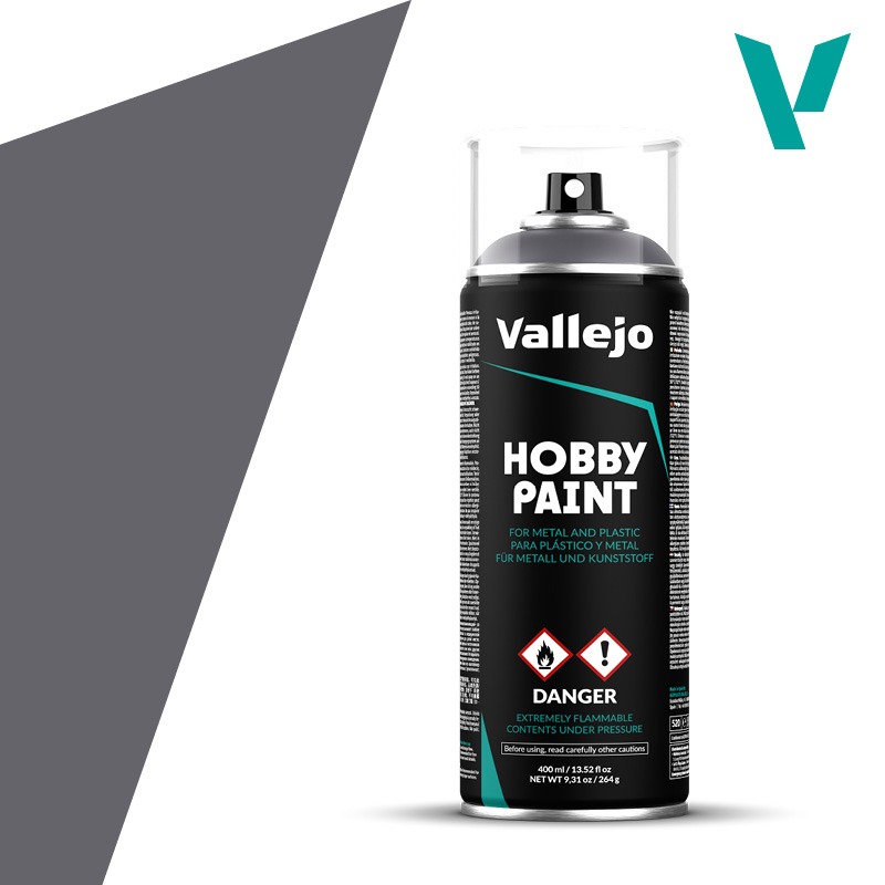 Gunmetal 400ml spray Vallejo Hobby Paint Primer 28031