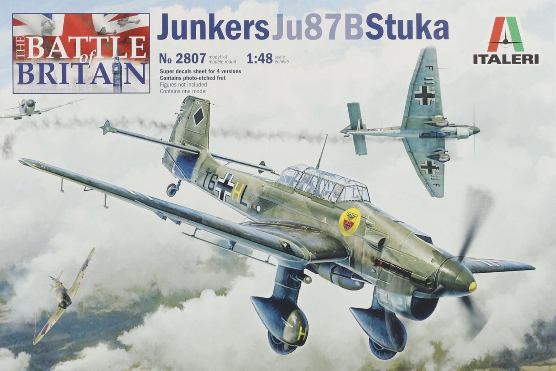 Italeri IT2807 Junkers Ju87B Stuka, model kit