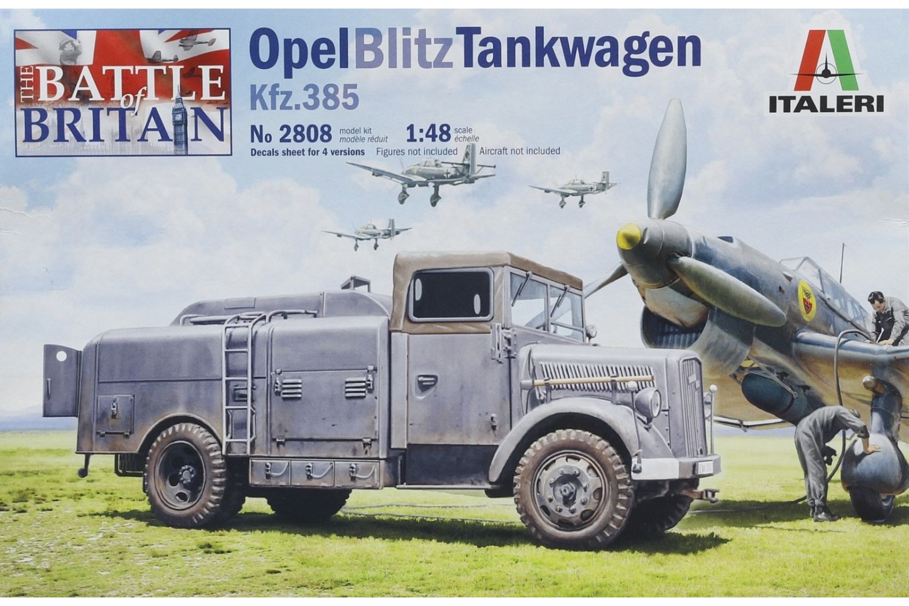 Italeri IT2808 Opel Blitz Tankwagen Kfz.385, model kit