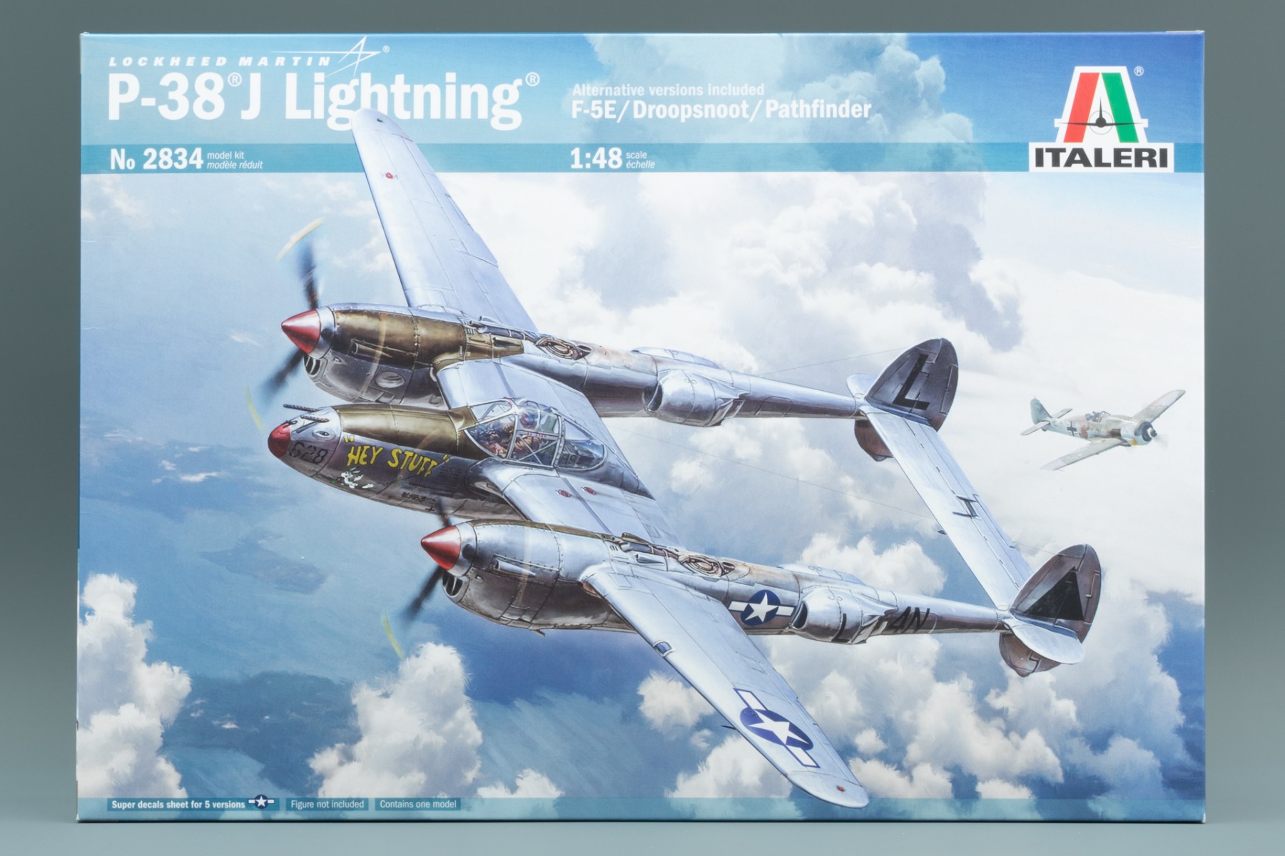 Italeri IT2834  Lockheed P-38 J Lightning, model kit