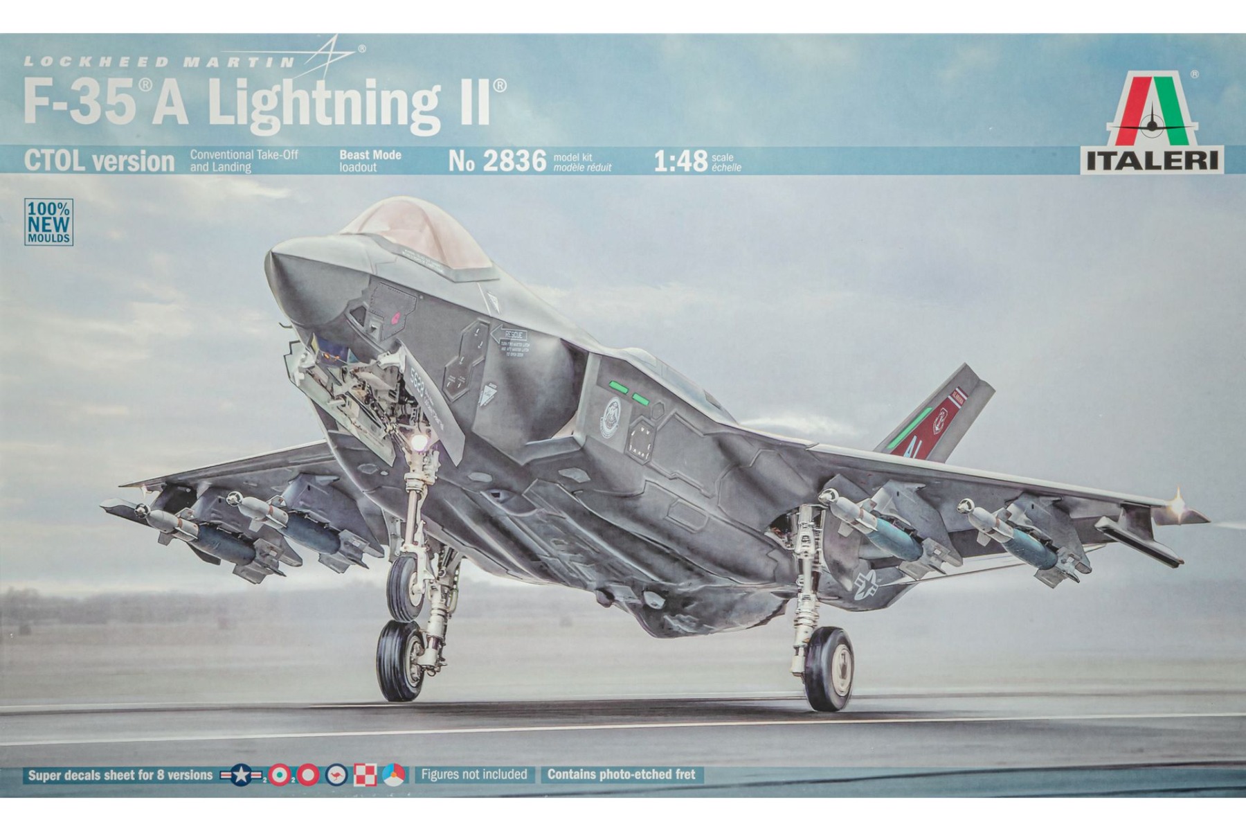 Italeri IT2836 American Fighter Lockheed Martin F-35A Lightning II, model kit