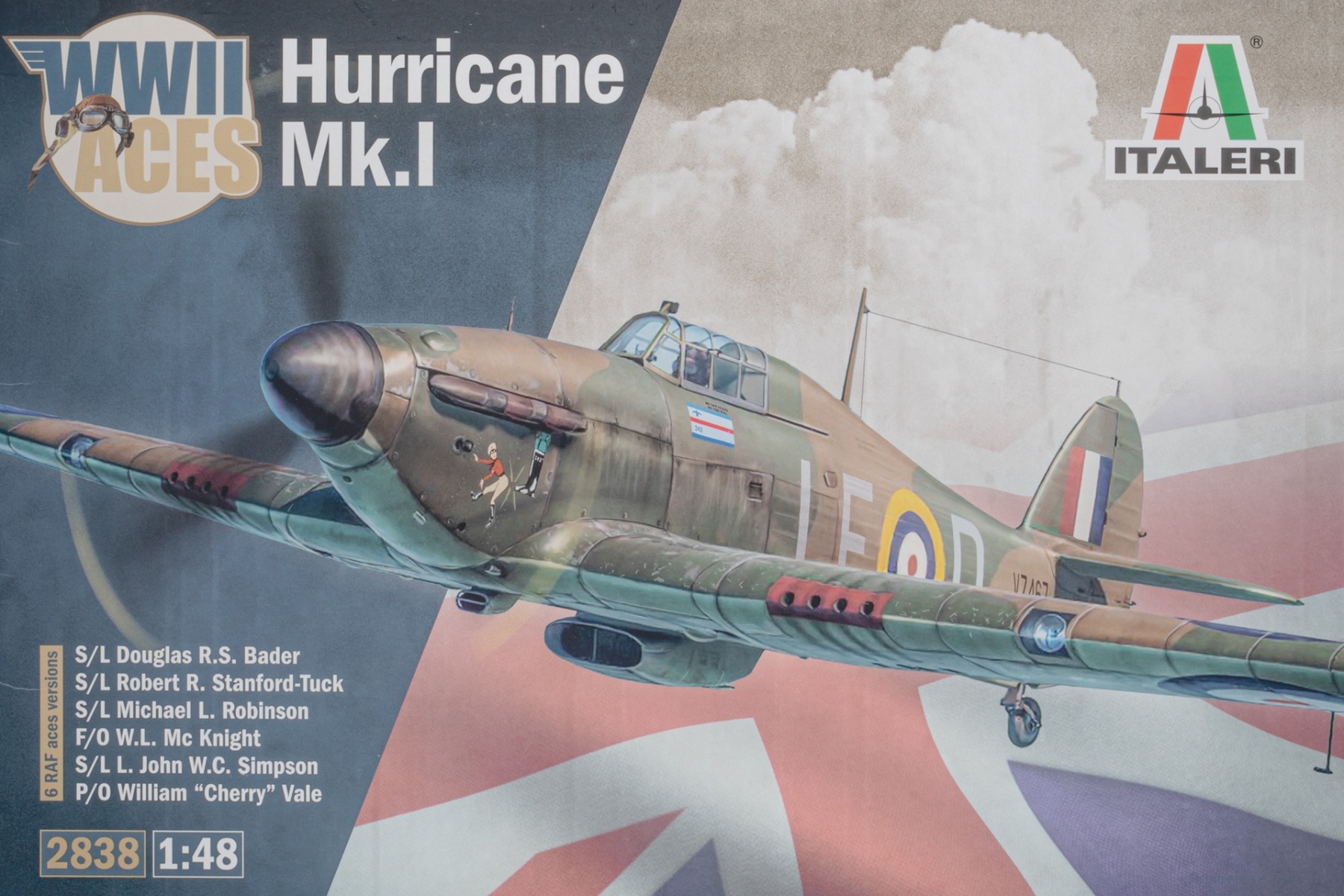 Italeri IT2838 Hurricane Mk.I Aces, model kit