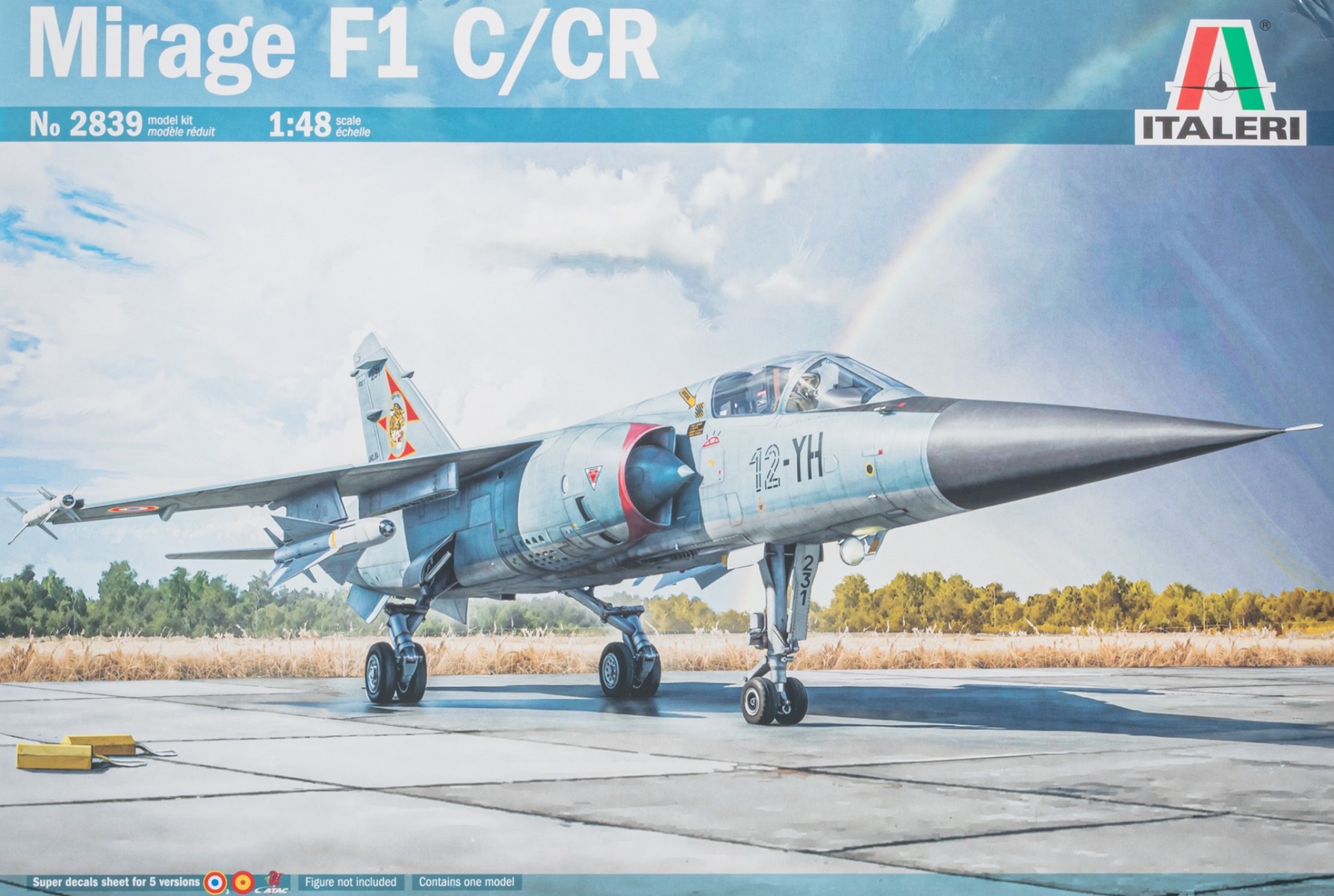 Italeri IT2839 Mirage F1 C/CR, model kit