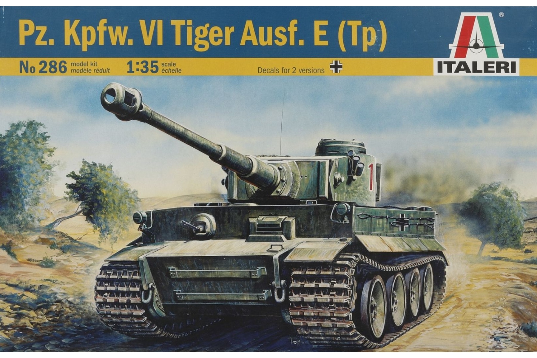 Italeri IT0286 Tiger I Ausf. E/H1, model kit