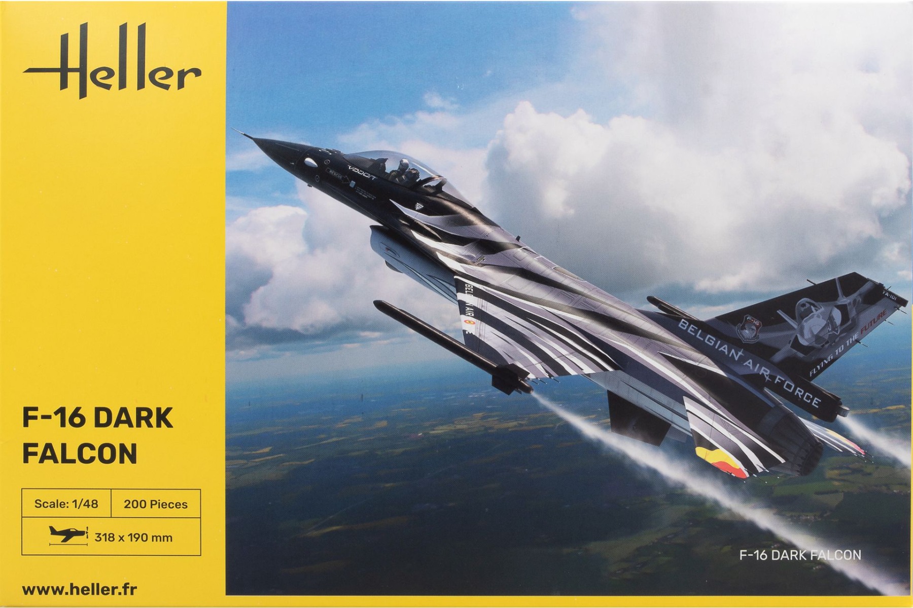 Heller HE30411 F-16 Dark Falcon, model kit