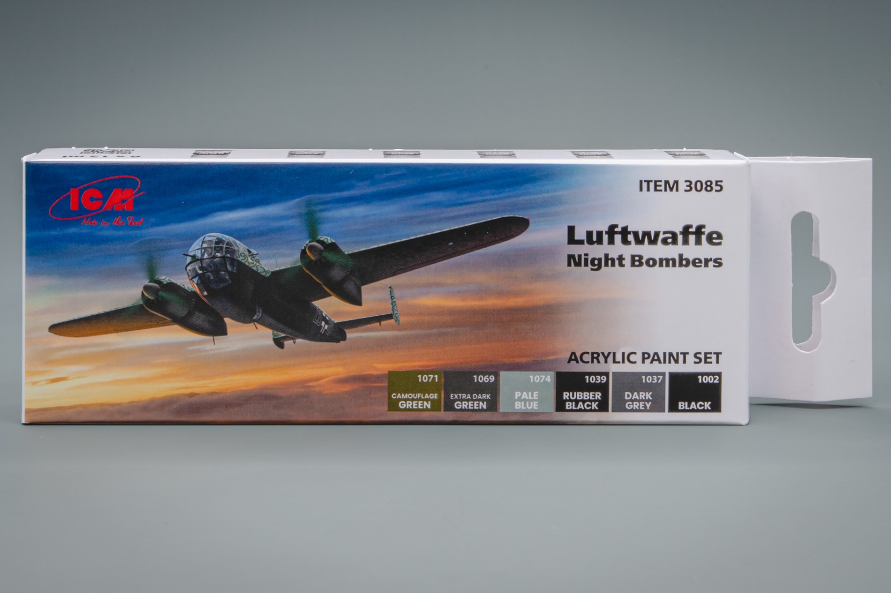 ICM3085 Luftwaffe Night Bombers acrylic paint set 6x12ml