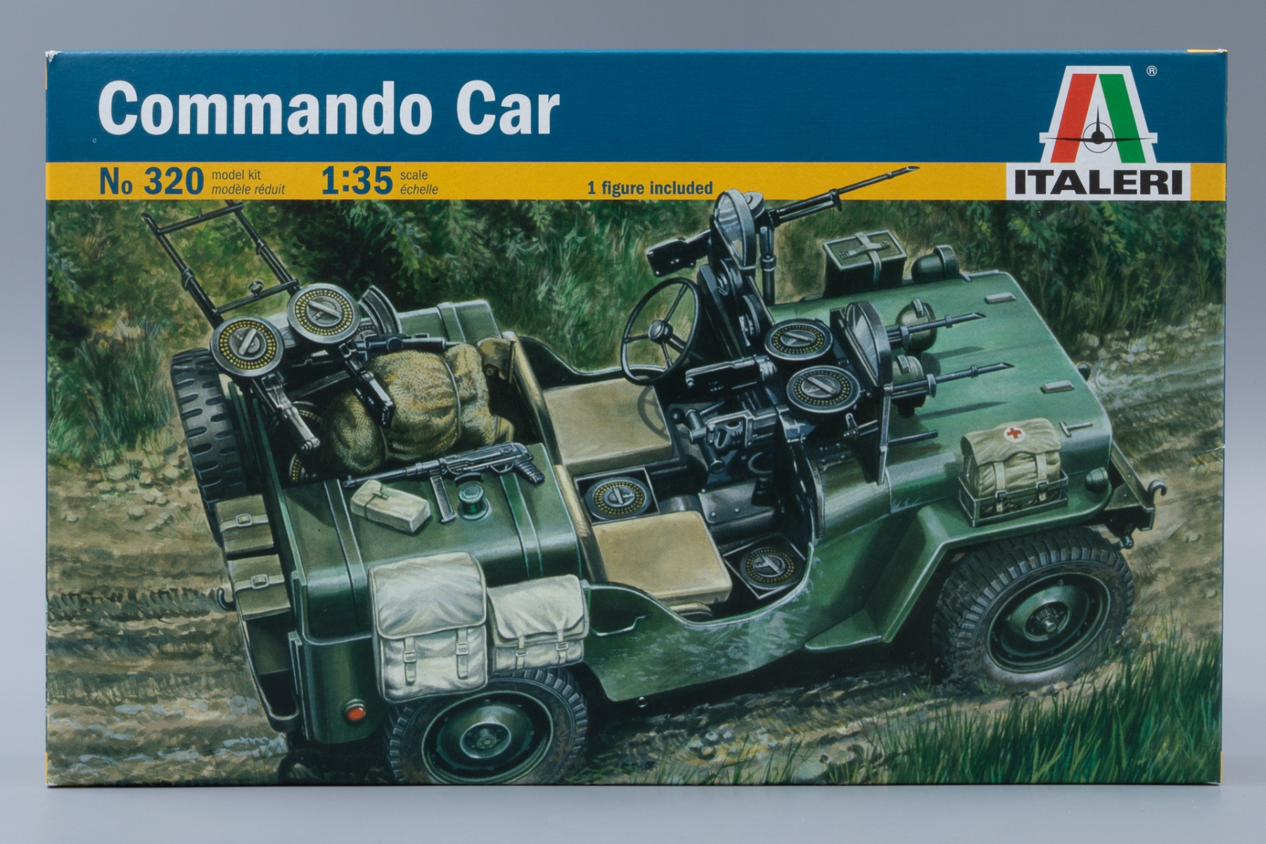 Italeri IT0320 Commando Car ( Willys Jeep), model kit