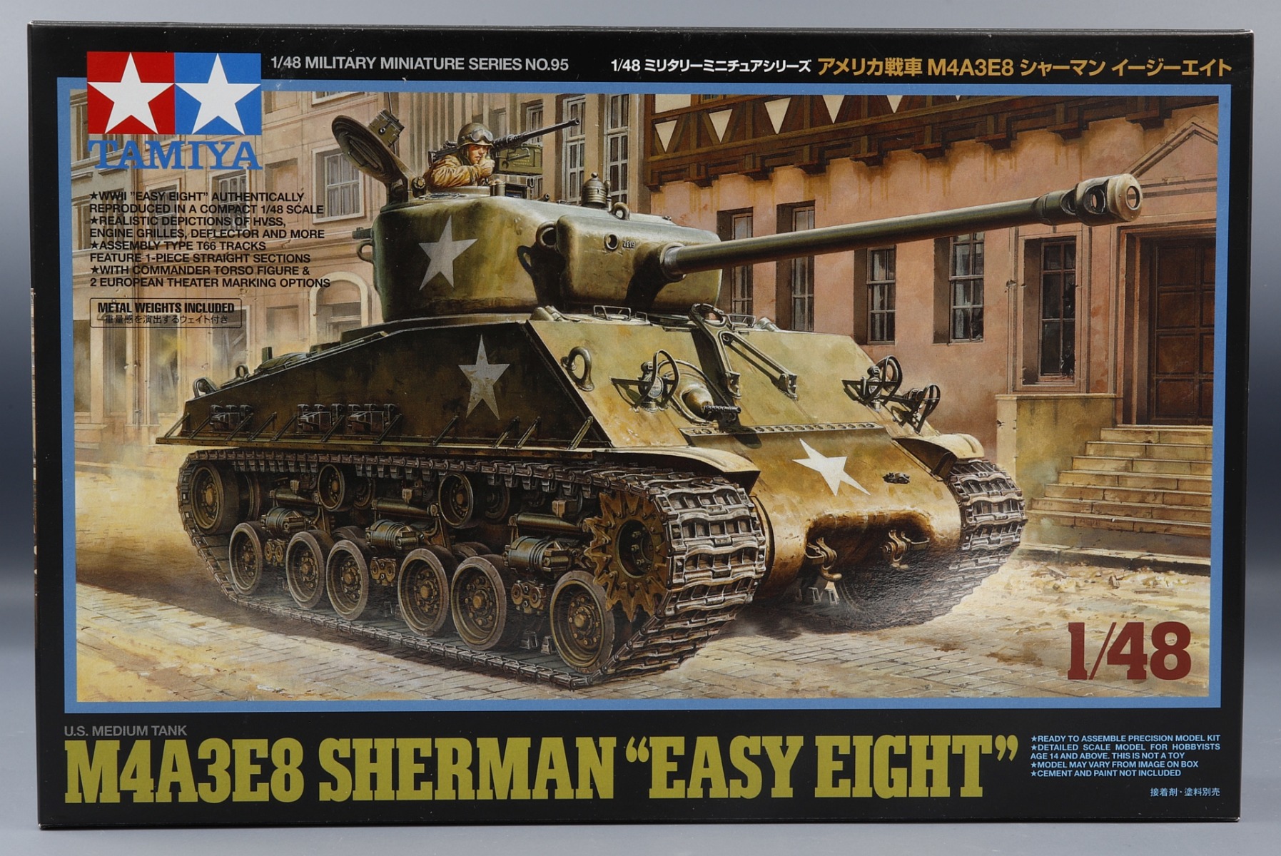 Tamiya TA32595 U.S. Medium Tank M4A3E8 Sherman 