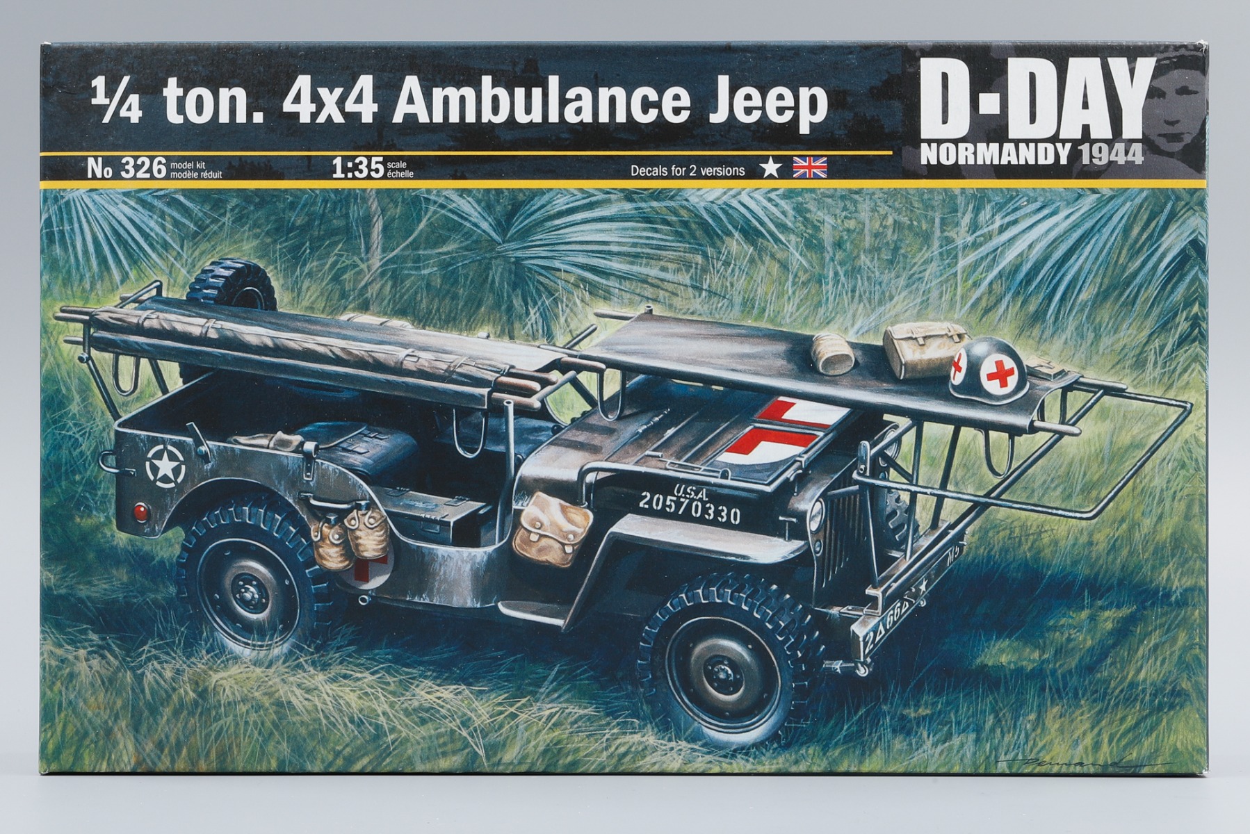 Italeri IT0326 1/4 ton. 4x4 Ambulance Jeep