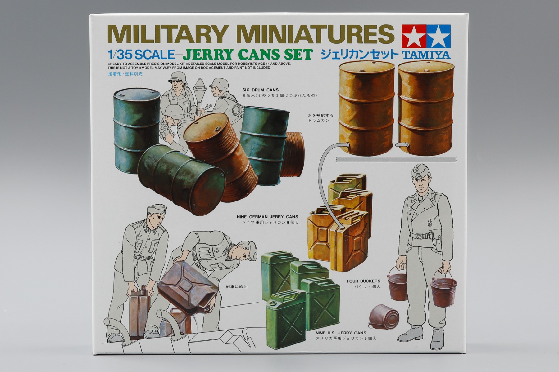 Tamiya TA35026 Military Miniatures Jerry Can Set