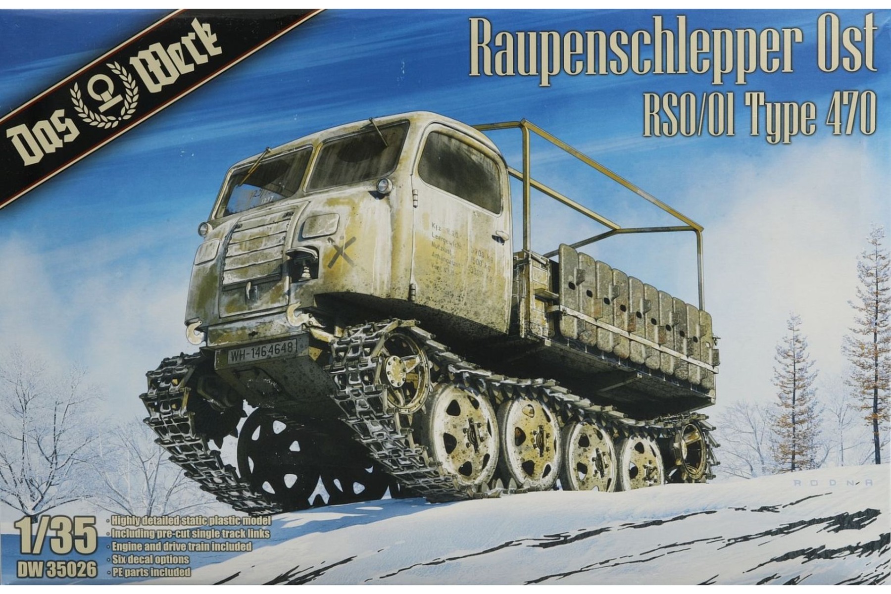 Das Werk DW35026 Raupenschlepper Ost RSO/O1 Type 470
