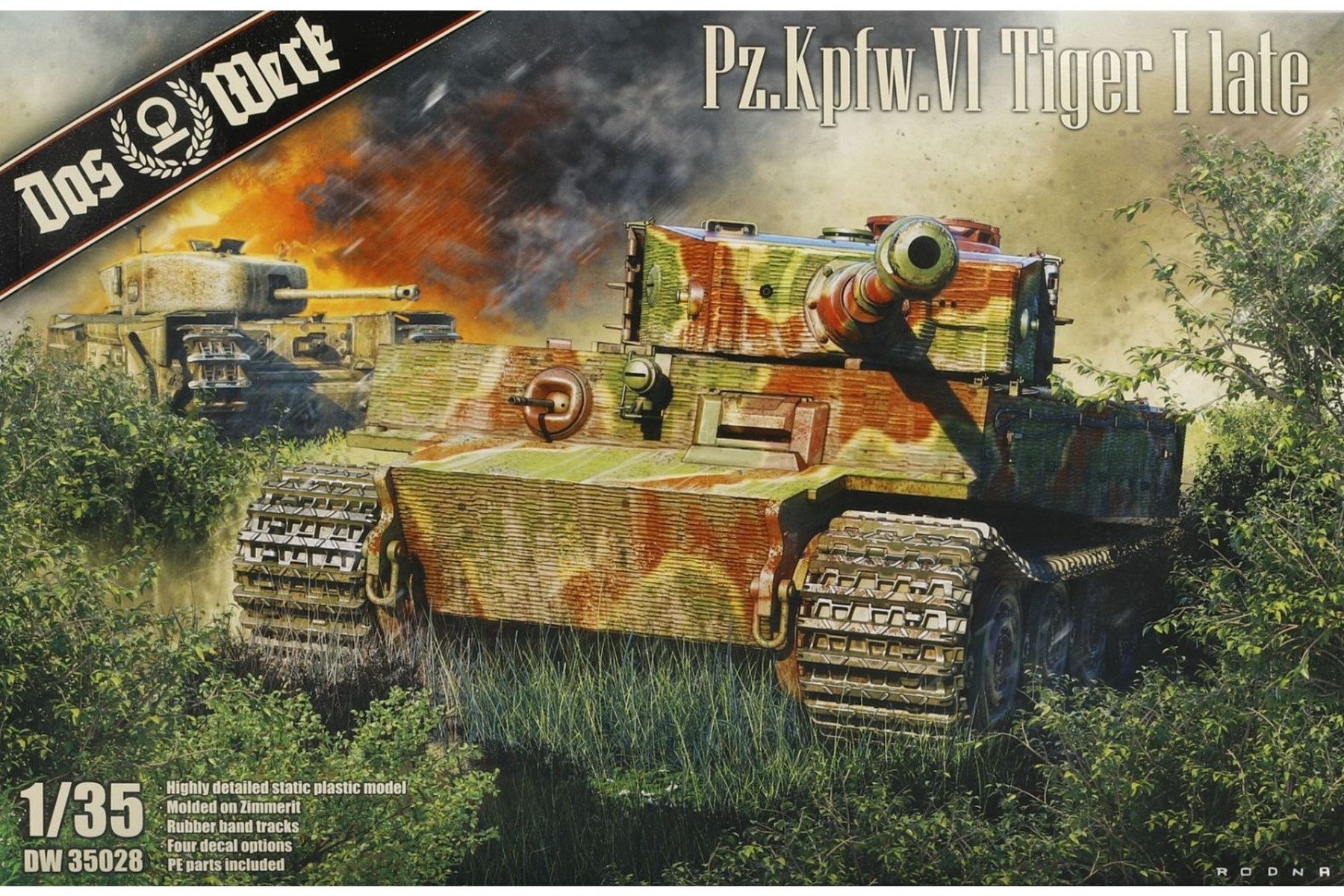 Das Werk DW35028 PzKpfwg.VI Tiger I late