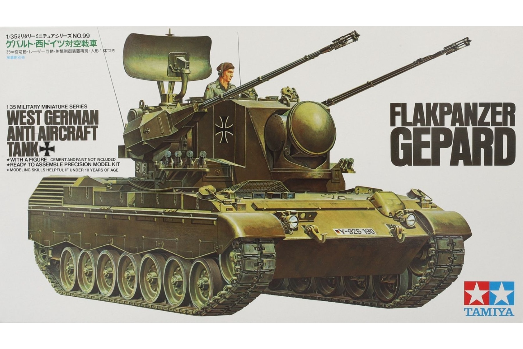 Tamiya TA35099 Flakpanzer Gepard SPAAG
